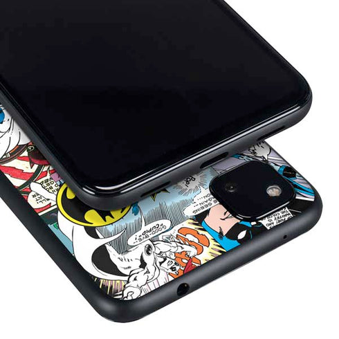 DC Comics Batman Vintage Pose Collage Art Google Pixel 4a Skin